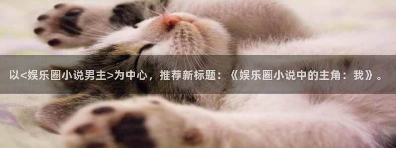 多多28pg下载官网：以<娱乐圈小说男主>为中心，推荐新标题：《娱乐圈小说中的主角：我》。